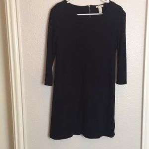 Black Quarter Sleeve Dress